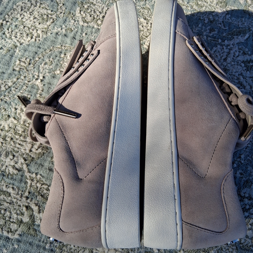 NEW MICHAEL Michael Kors Keaton Kiltie Sneakers Sz.6 Boho Casual Fringe - Picture 8 of 14